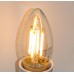 390 lumen, 4-watt LED filament candle bulb
